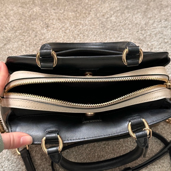 Coach Signature Brown and Black Purse - Picture 5 of 8